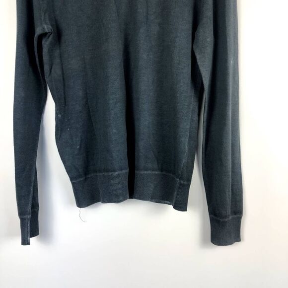 THEORY linen Chester V Sweater small - Picture 6 of 7